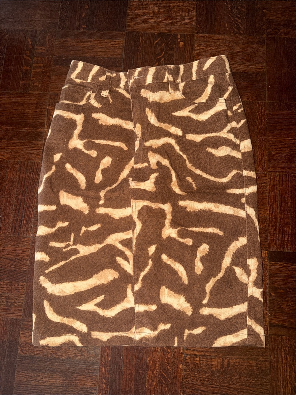 Safari Print Skirt Sz. S
